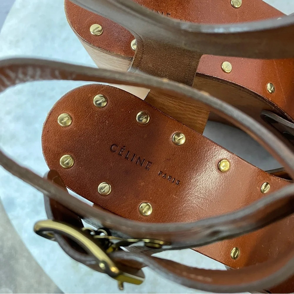 Celine Wedge Sandals - Picture 6 of 11